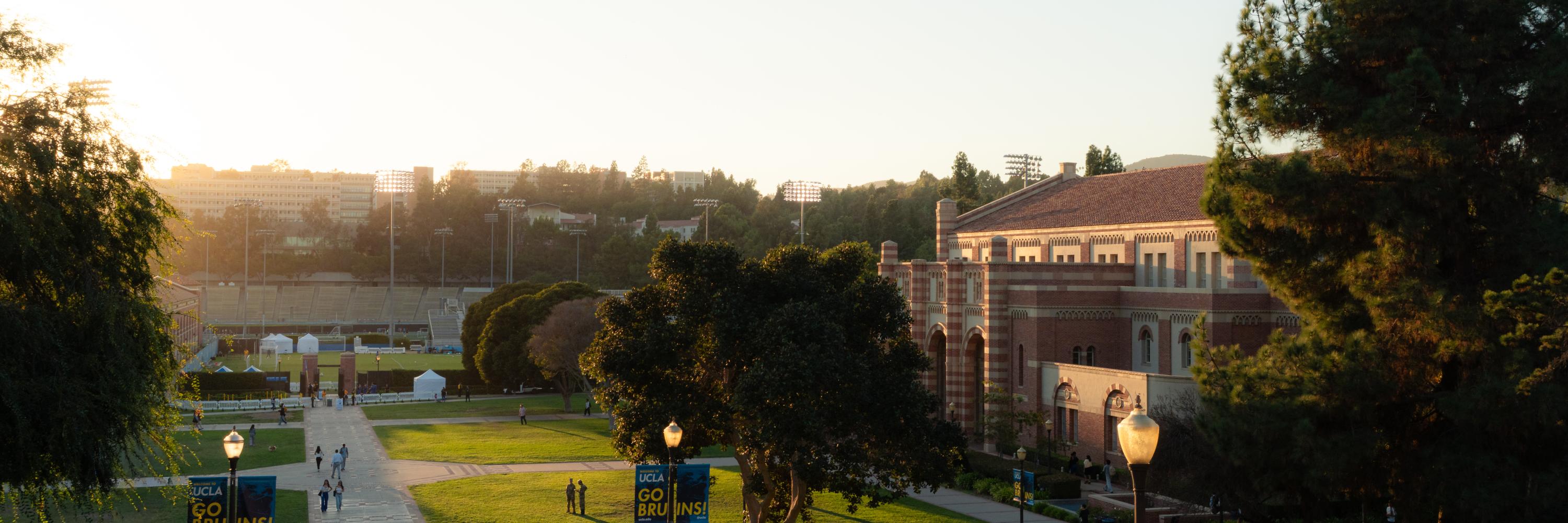 Photo of Wilson Plaza at UCLA